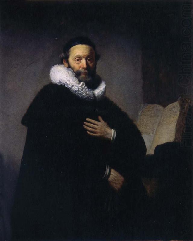 Portrait of Johannes Wtenbogaert, REMBRANDT Harmenszoon van Rijn